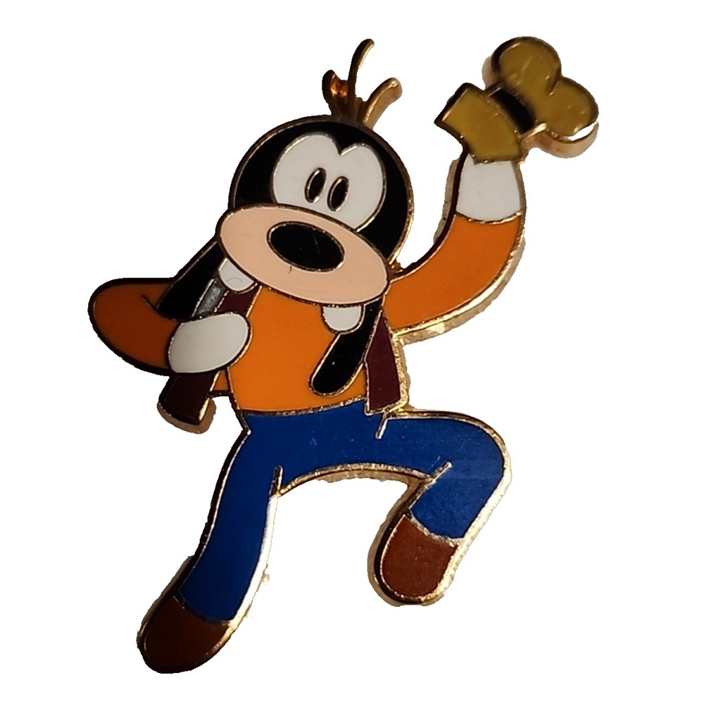 Disney Pin Goofy Flexible Leaping Hat in Hand Characters Series 57816 2008